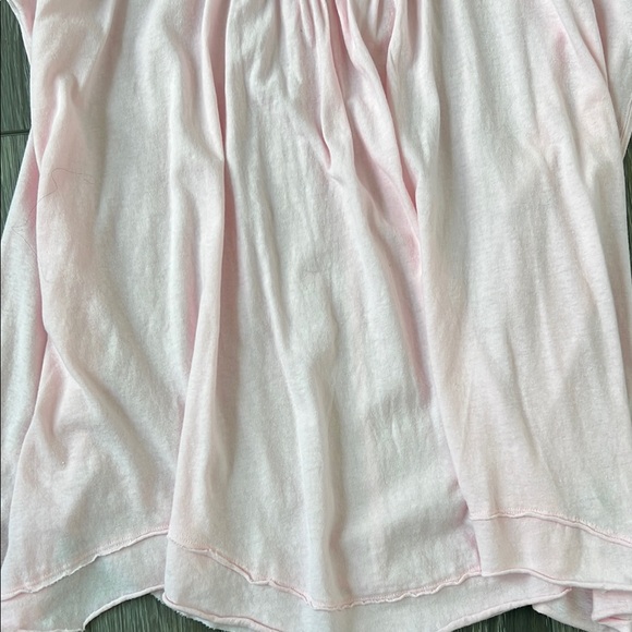 Free People Pink Pleated Sleeveless Tank Top - Picture 3 of 3